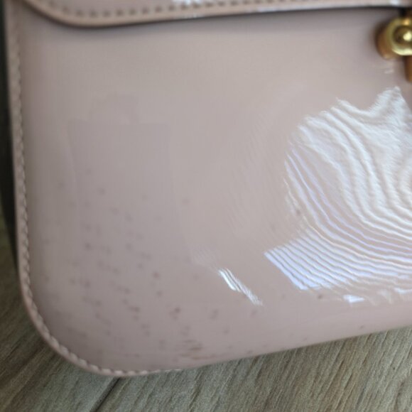 Louis Vuitton Cherrywood Vernis Leather Monogram Leather Handbag MM - Picture 4 of 16